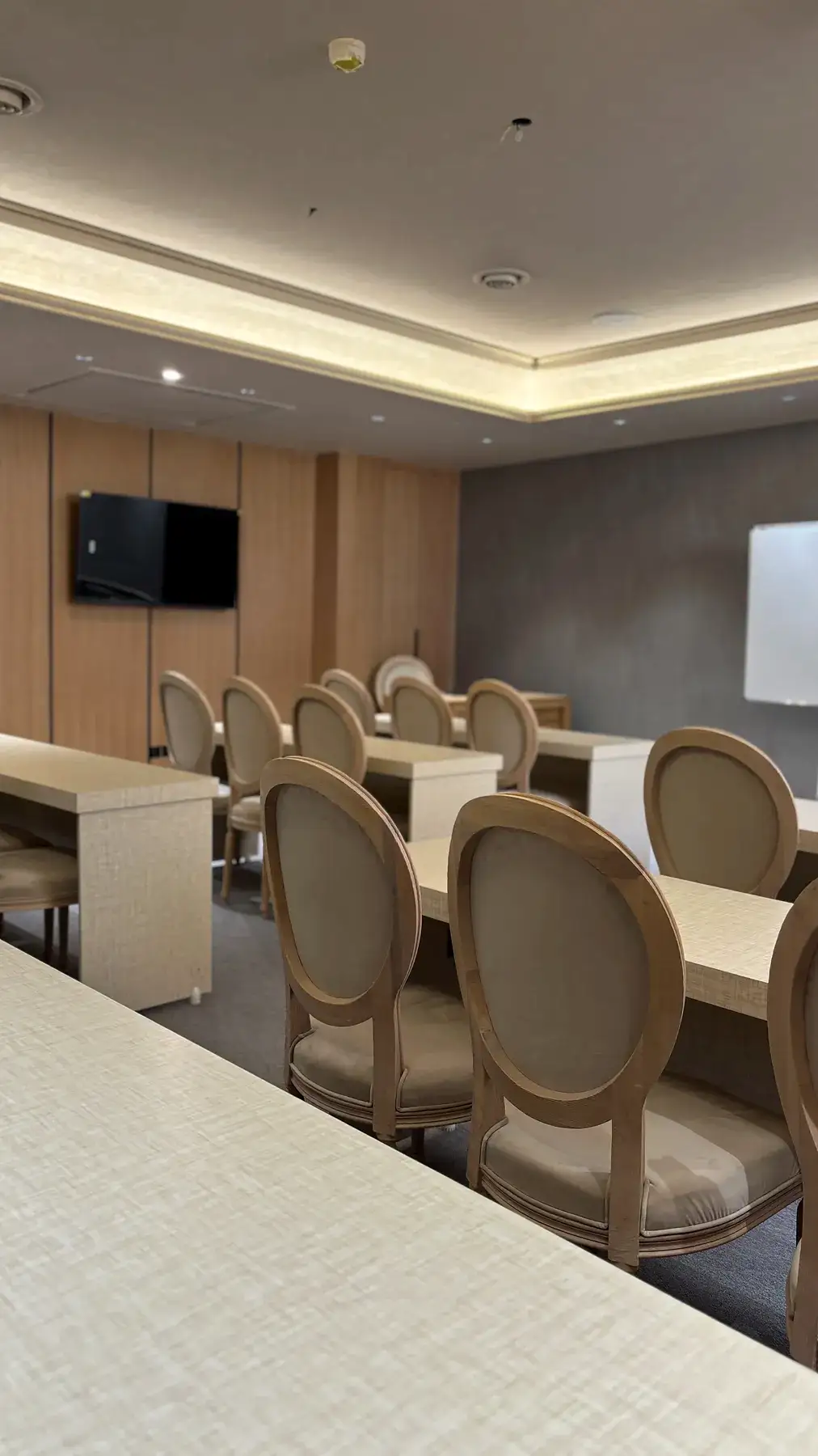 Stay and meetings, coordinated